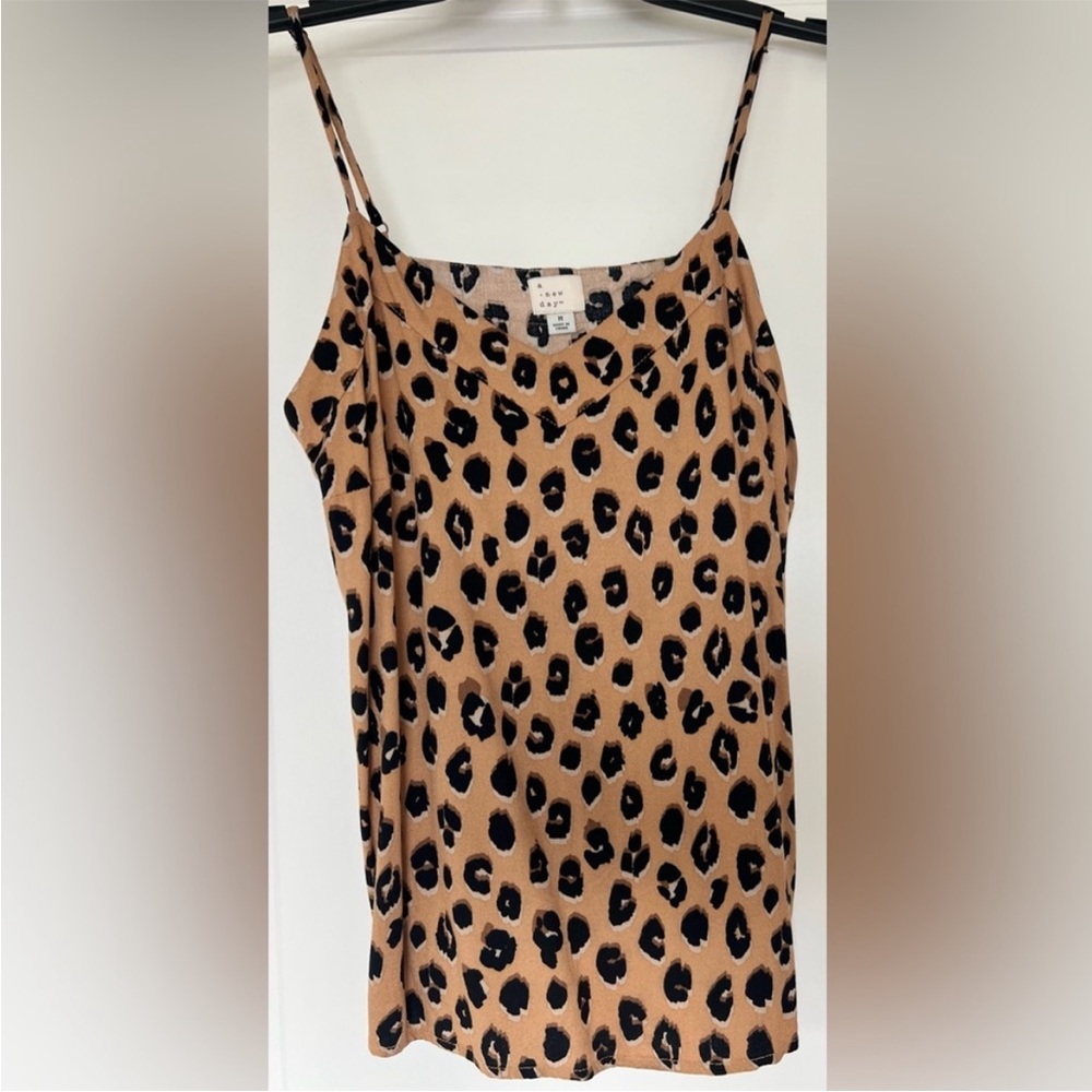 A New Day Leopard Print Cami Top
